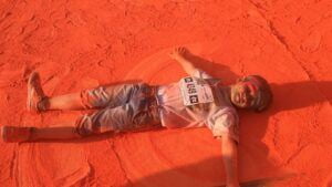 roll on the ground